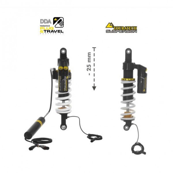 Touratech Suspension-SET Plug & Travel -25 mm lowering for BMW R1200GS Adventure 2014 - 2016