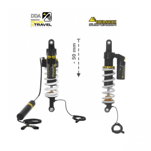 Touratech Suspension-SET Plug & Travel -50 mm lowering for BMW R1200GS / R1250GS from 2017