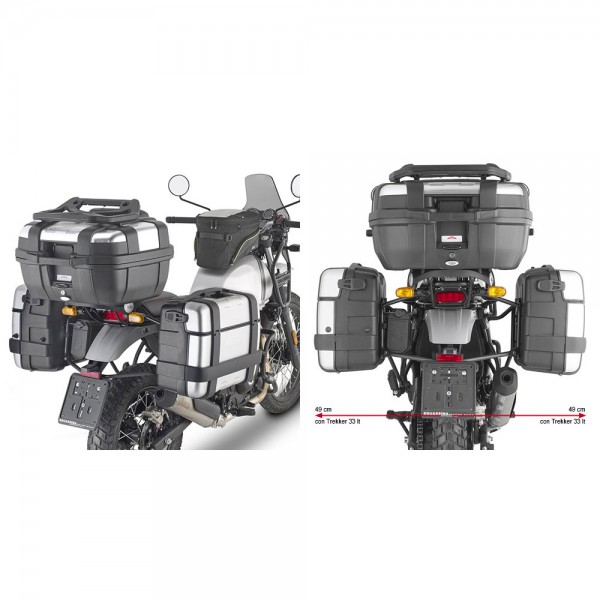 Givi Specific pannier holder for MONOKEY® or RETRO FIT side-cases for Royal Enfield Himalayan 21-23