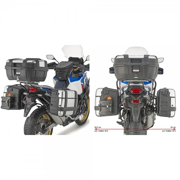 Givi Specific pannier set PL ONE-FIT Honda CRF1100L Africa Twin Adventure Sports (20-)