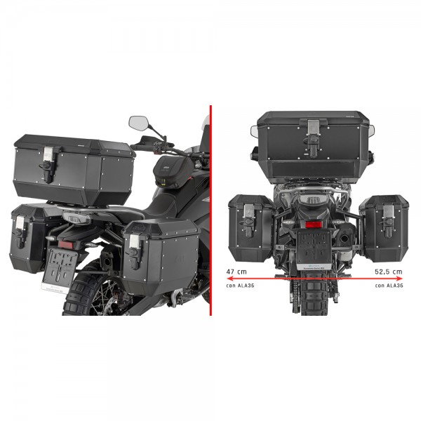Givi Specific pannier holder PL ONE-FIT for MONOKEY® for CF MOTO 1000MT-X 26-