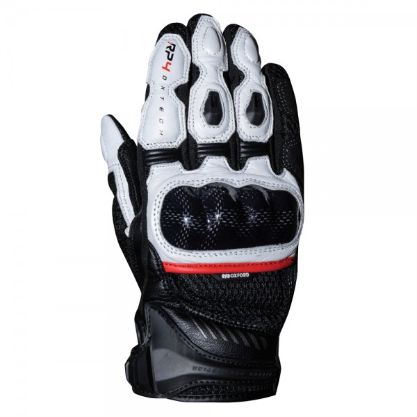 Oxford RP-4 Sports Short Gloves Tech Black/White