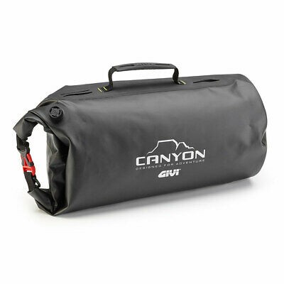 GIVI GRT714B Black waterproof roll-bag, with yellow interior, 20 ltr