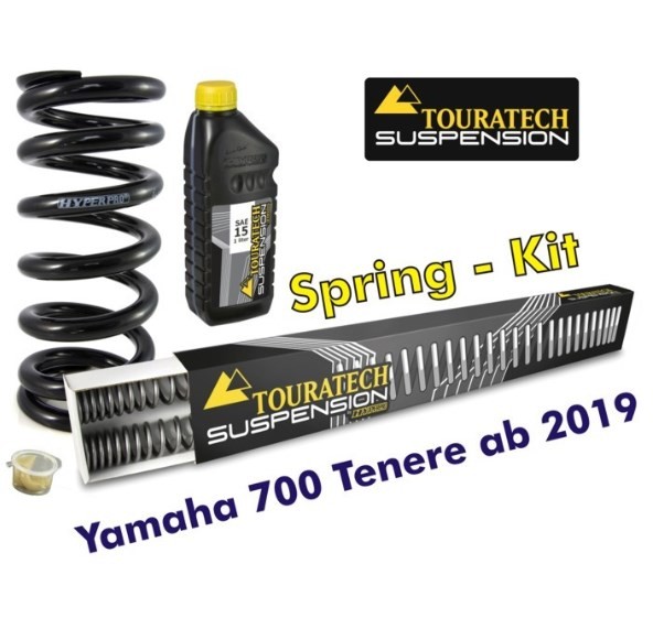 Touratech Progressive replacement springs for fork and rear shock, for Yamaha 700 Tenere