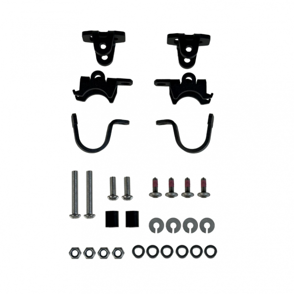 Touratech Adapter kit BLACK original BMW LED aux lights on crash bar ext R1300GS R1250GS R1200GSLC