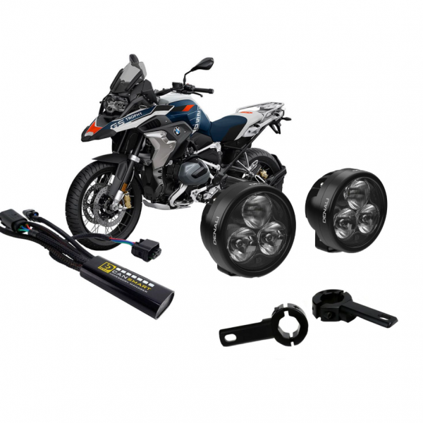 Denali D3 Driving Crash Bar Lighting Bundle - BMW R 1250 GS/A/R/RS/RT/ R1200 GS/A/R/RS/RT (LC)