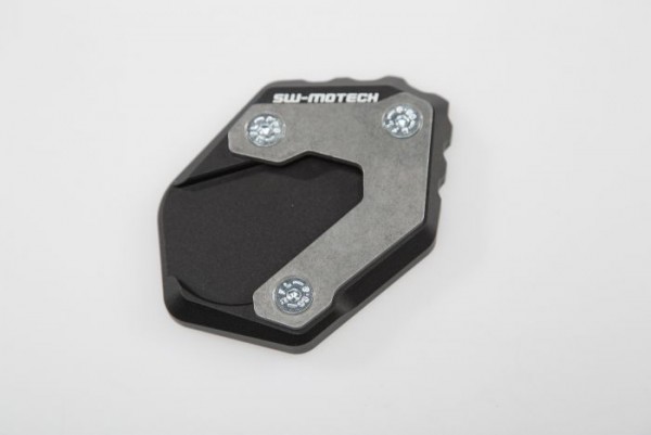 S W Motech Extension for side stand foot Black/Silver. BMW R1200GS LC Adv (14-)/Rallye.