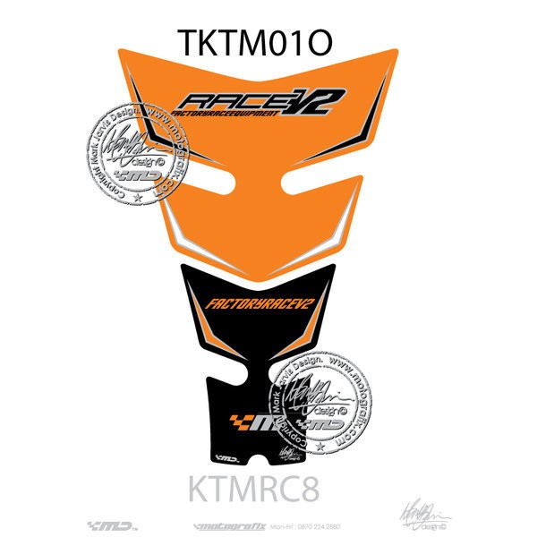 MOTOGRAFIX Tankpad Protector KTM RC8 1190