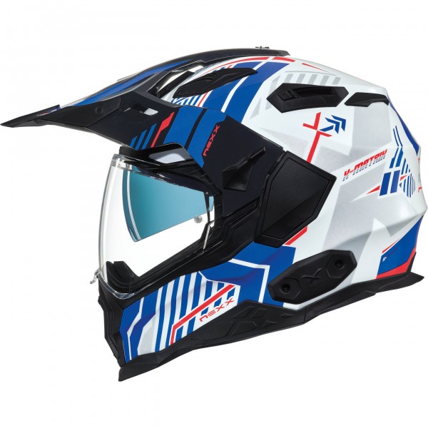 Nexx X.Wed 2 Helmet - Wild Country White & Blue