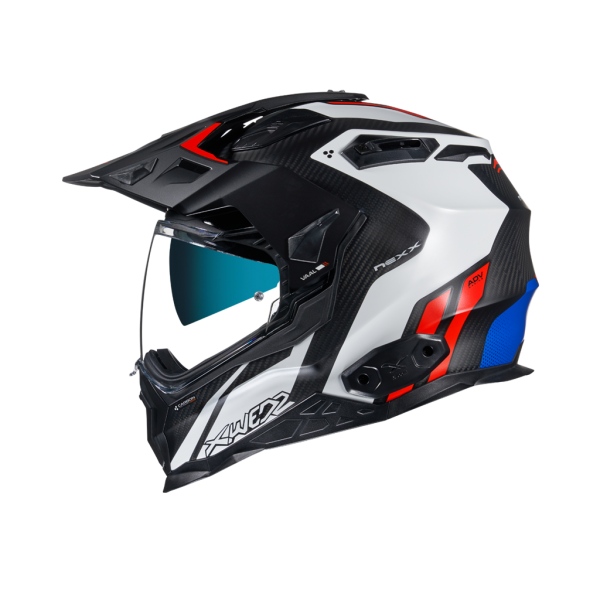 Nexx X.WED2 Carbon Helmet - VAAL White/Red MT XXL ONLY