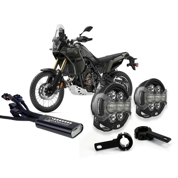 Denali D7 Pro Crash Bar Lighting Bundle - Yamaha Tenere 700 2019-24/Rally '24/World Raid '22-'24